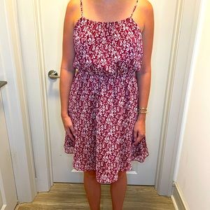 Loft mini dress in floral